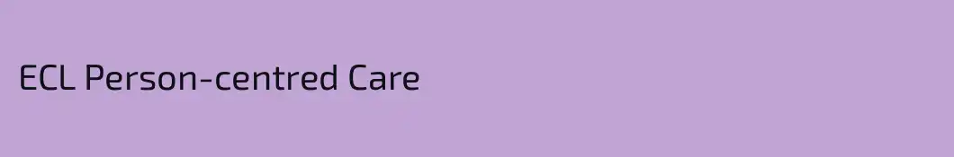 ECL Person-centred Care